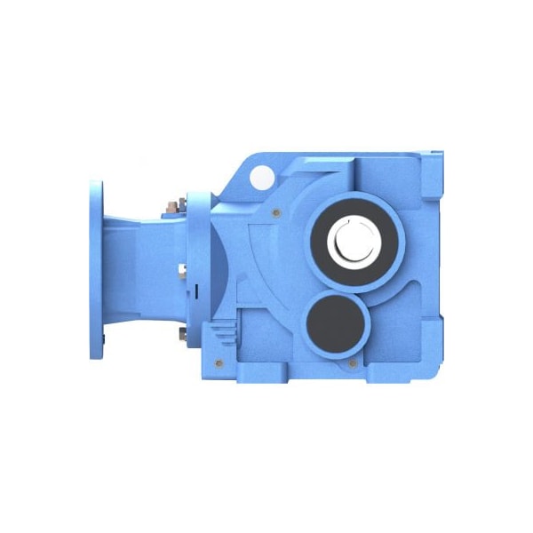 Worldwide Electric WWE, Cast-Iron Helical Bevel Speed Reducer; 213/5TC Input Flange, 60/1, Foot Mt KHN87-60/1-H-213/5TC - main